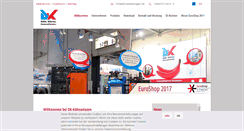 Desktop Screenshot of dk-kaelteanlagen.de